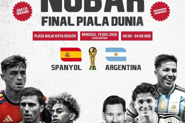 Pemkot Gelar Nobar Final Piala Dunia 2026 di Balai Kota