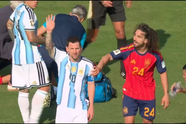 Marc Cucurella Sindir Lionel Messi Usai Insiden Panas di Final Piala Dunia 2026