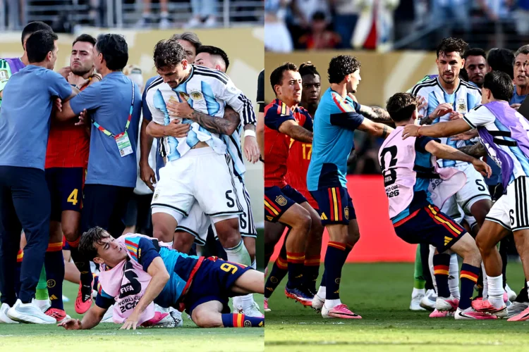 Pemain Argentina dan Spanyol Berkelahi Pasca Final, FIFA akan Lakukan Penyelidikan