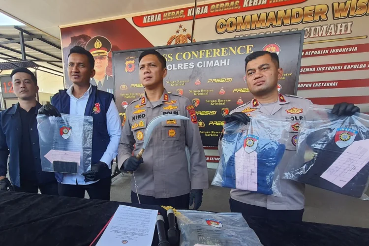 Polres Cimahi Tangkap Pelaku Percobaan Curas Sopir Lalamove di Cipatat KBB