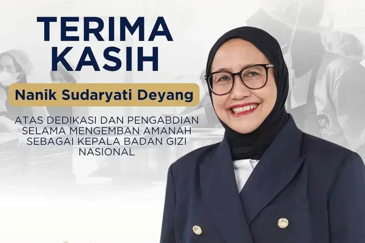 Nanik S Deyang Diminta jadi Pengawas BGN Usai Mundur dari Jabatan Kepala Badan Gizi