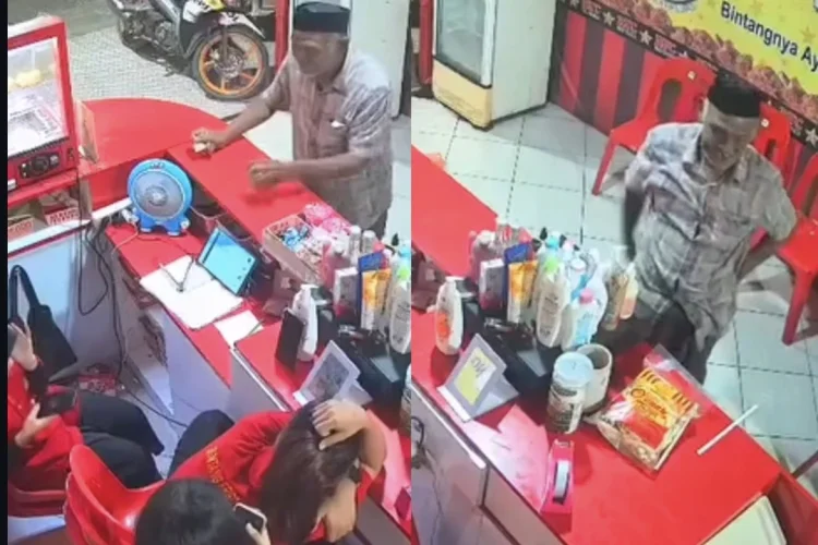 Viral! Tersinggung Ditanya Uang, Kakek di Wajo Ngamuk dan Ludahi Karyawan