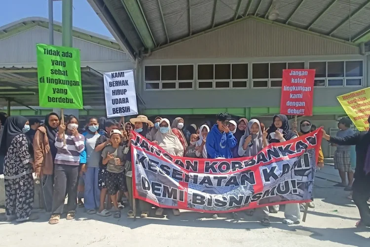 Gegara Polusi Debu dan Getaran, Warga Padalarang Protes PT Kurnia Marmer 