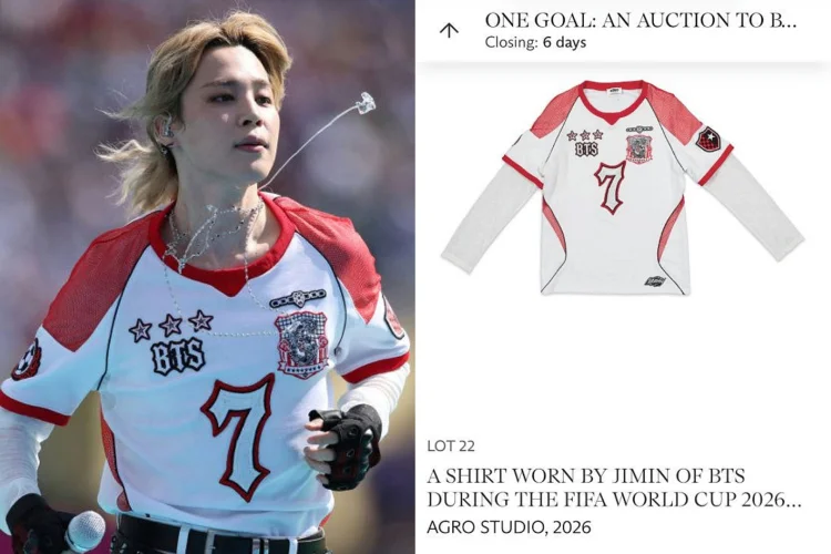 Lelang Penawaran Jersey Jimin BTS di Piala Dunia Telah Melampaui Jersey Lionel Messi