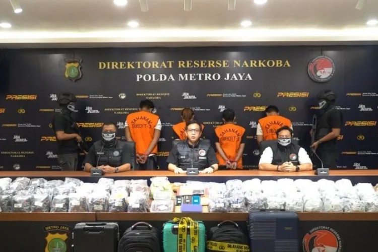 Polisi Gagalkan Peredaran Etomidate Jaringan Internasional, 8.698 Cartridge Disita