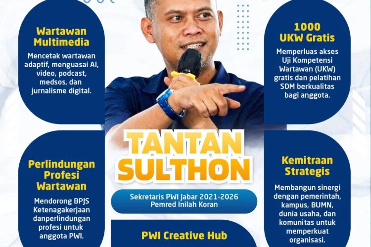 Tantan Resmi Mendaftar sebagai Calon Ketua PWI Jawa Barat