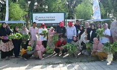 Kolaborasi Kebun Harmoni Tumbuhkan Asa Baru di Huntara Aceh Tamiang