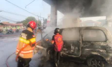 Satu Unit Mobil dan Dua Dispenser BBM Terbakar, Penyebab Diduga Korsleting pada Mobil