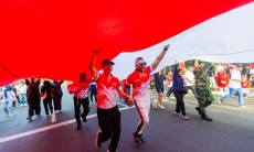 FMP ke-11 Dimeriahkan dengan Kirab Bendera Sepanjang 500 Meter