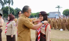 Bawa Nama Kota Tasik, Kontingen Pramuka Dilepas ke Jamnas XII Cibubur