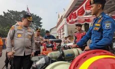 Polrestabes Bandung Apel Pasukan Antisipasi Karhutla