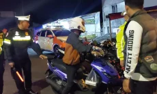 110 Motor Knalpot Brong Diamankan dalam Razia Gabungan di Tasikmalaya