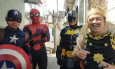 Di Pasirkaliki Cimahi, Sejumlah Superhero Meriahkan HUT ke-81 RI