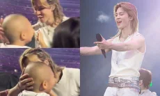 Jimin Cium Pipi Pasien Muda Penderita Kanker yang Nonton Konser BTS di Arlington