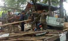 Sebanyak 86 PKL Jalan Raya Cifor Ditertibkan Tim Gabungan
