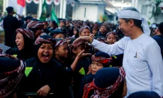 Ratusan Pesilat dari Berbagai Perguruan Ikuti Kirab PPSI ke-69 di Balai Kota Bogor