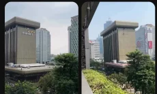 Viral! Logo Bank Mandiri di Gedung Pusat Mendadak Dicopot