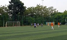 Camat Cup Bogor Utara Pertontonkan Keseruan Aparatur wilayah bermain Sepak Bola