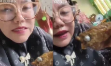 Viral Benda Mirip Peluru Senapan Angin Terselip dalam Daging Menu MBG di Lampung