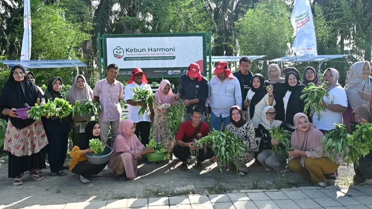 Kolaborasi Kebun Harmoni Tumbuhkan Asa Baru di Huntara Aceh Tamiang