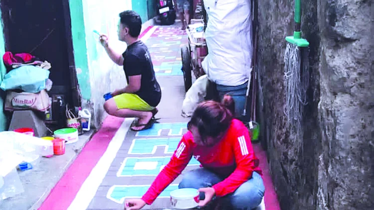 Warna-warni Lorong Menyambut Kemerdekaan