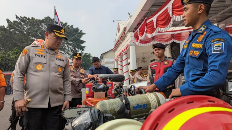 Polrestabes Bandung Apel Pasukan Antisipasi Karhutla