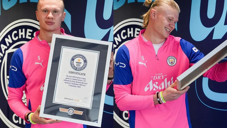 Erling Haaland Dapat Penghargaan Khusus dari Guinness World Records Berkat Prestasi