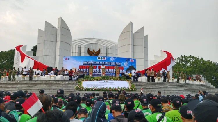 Gelar Apel Kebangsaan, Kapolda Jabar Ajak Forkopimda dan Warga Jaga Kondusivitas
