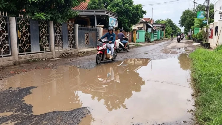 Jalan Rusak Masih Banyak, DPUTR Kabupaten Cirebon Butuh Rp900 Miliar