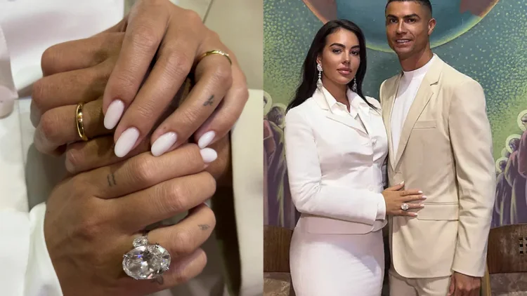 Terlihat Sederhana Namun Ini Harga Cincin Pernikahan Cristiano Ronaldo dan Georgina