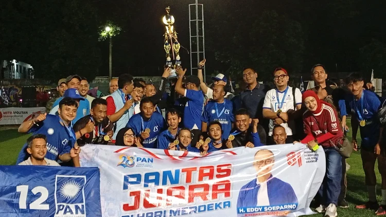 DPD PAN Kota Bogor Pererat Silaturahmi Kader lewat Mini Soccer