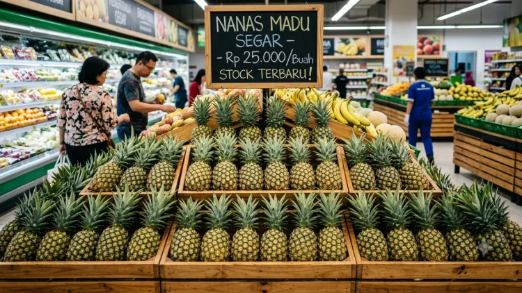 Ini 5 Cara Memilih Buah Nanas yang Manis dan Segar, Salah Satunya Cek Daunnya