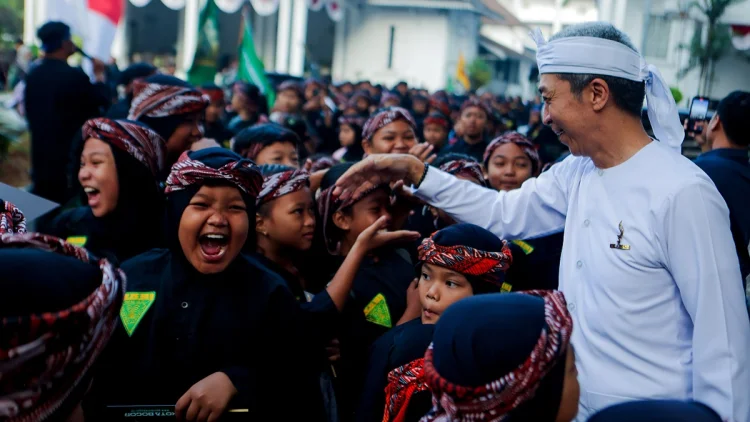 Ratusan Pesilat dari Berbagai Perguruan Ikuti Kirab PPSI ke-69 di Balai Kota Bogor