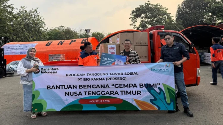 Bio Farma Salurkan 3.000 Vaksin Td dan Bantuan Kesehatan Warga Terdampak Gempa NTT