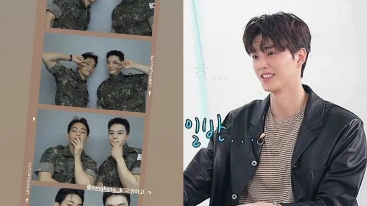Song Kang Ungkap Hal yang Sering Dilakukan dengan V BTS saat Wajib Militer Bersama