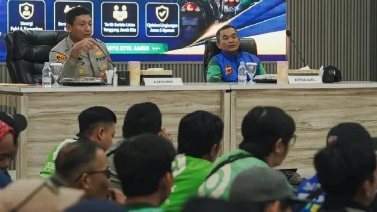 Jadi Mata Telinga Kamtibmas, Polres Cimahi Gandeng 200 Pengemudi Ojol