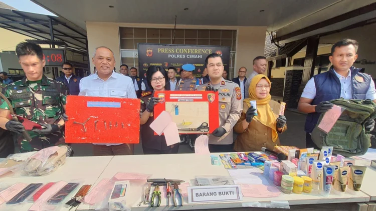Hasil Operasi Libas, Polres Cimahi Ungkap 37 Kasus dan Ringkus 31 Tersangka Kejahatan