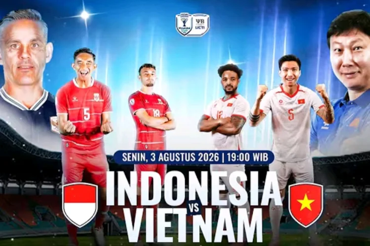 Link Live Streaming dan Jadwal Indonesia vs Vietnam di Piala AFF 2026 Malam Ini