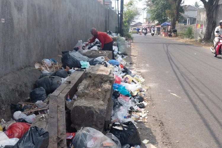 Sampah Menumpuk di Dekat Tiga SD, Bau Menyengat Ganggu Warga dan Aktivitas Belajar
