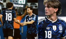 Nico Paz Disebut akan Mewarisi Jersey Nomor 10 Argentina Usai Lionel Messi Pensiun
