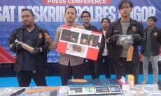 Polres Bogor Amankan 5 Tersangka Pertambangan Ilegal dan Penjualan Merkuri