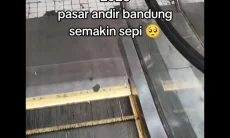 Pasar Andir Bandung Semakin Sepi, Banyak Toko Tutup hingga Eskalator Mati