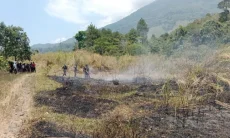 Lahan Seluas 4 Hektare di TNGC Terbakar, BPBD Kuningan Kerahkan 2 Armada