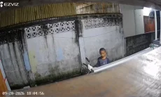 Terekam CCTV, Bocah di Pontianak Bawa Kabur Motor Matic
