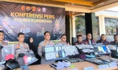 Dua Bulan, Polres Kuningan Ungkap 12 Kasus Narkoba dengan 22 Tersangka