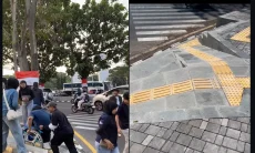 Koalisi Pejalan Kaki Uji Ramah Difabel Trotoar Baru Gasibu, Begini Hasilnya