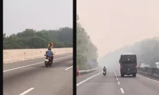 Viral Pemotor Masuk Tol Cipularang, Aksi Nekatnya Bikin Warganet Heran