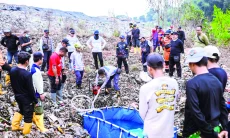 Galuga Dijaga dari Ancaman Api Susulan: Usai Bara, Lanjut Siaga