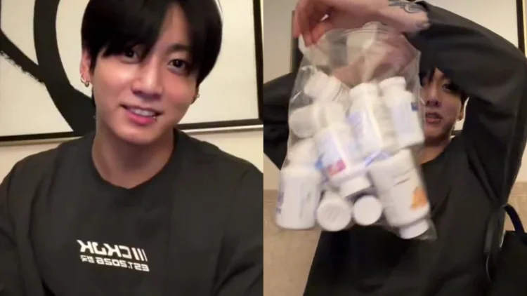Jungkook BTS Tunjukan Banyak Obat yang Dia Konsumsi Setiap Hari, ARMY Mulai Khawatir