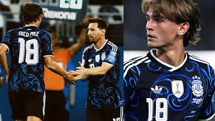 Nico Paz Disebut akan Mewarisi Jersey Nomor 10 Argentina Usai Lionel Messi Pensiun